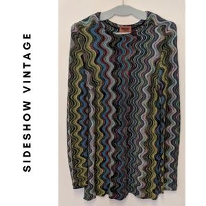 Knit Multicolor Missoni Tunic Dress - Size S